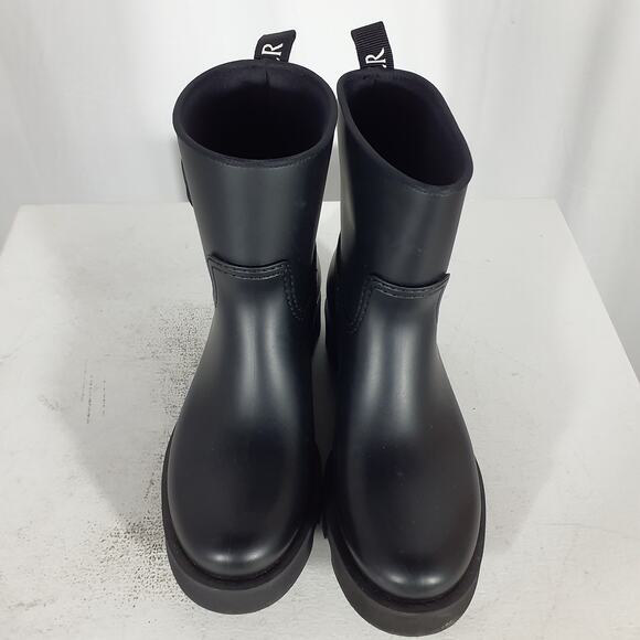 Moncler black Ankle rainboots - Picture 4 of 5